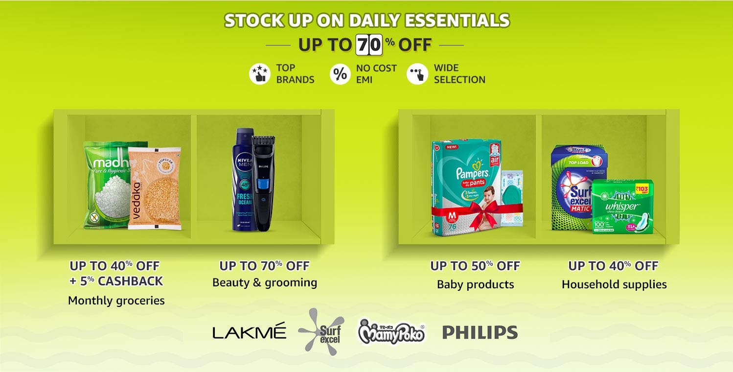 Stock Up On Daily Essentials
