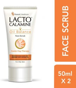 Lacto Calamine Oil Balance Face Scrub, 50g