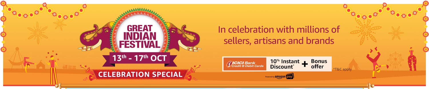 Amazon Great Indian Festival 13th - 17th Oct 2019